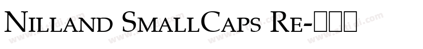 Nilland SmallCaps Re字体转换